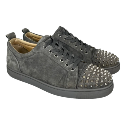 Christian Louboutin Louis Junior Spike Sneakers (Gray)