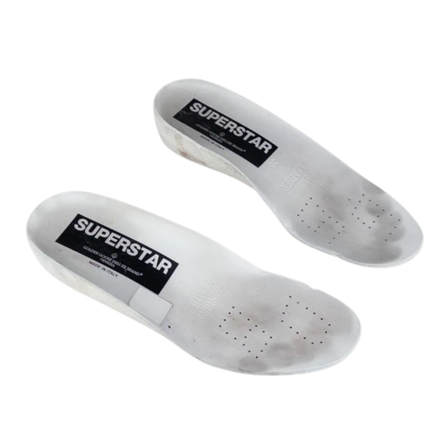 Golden Goose Superstar Sneakers (Silver) (Womens)