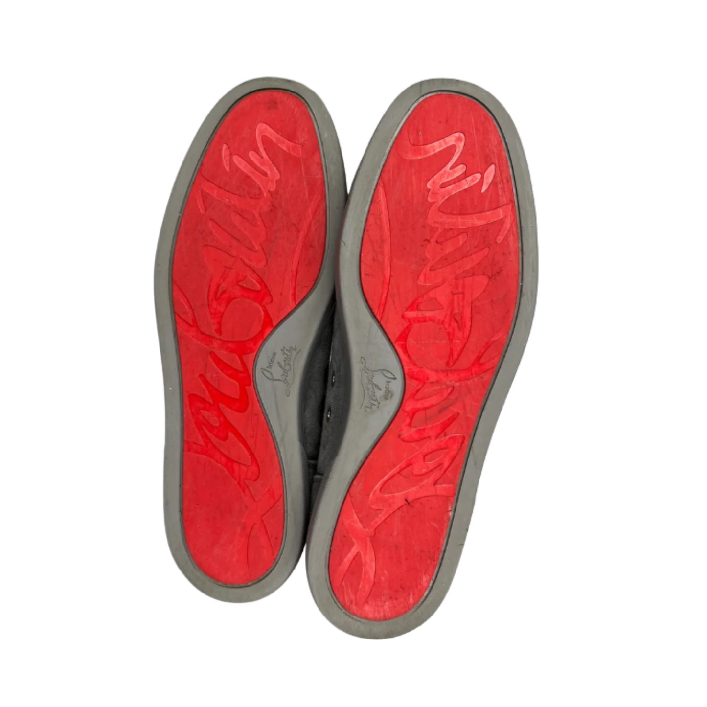Christian Louboutin Louis Junior Spike Sneakers (Gray)