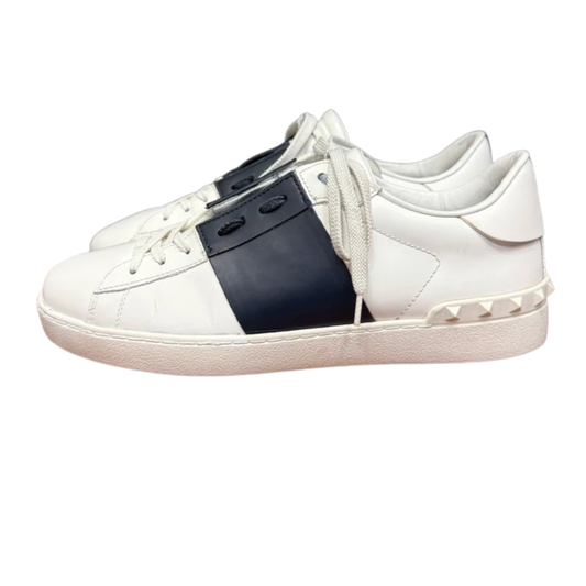Valentino Garavani Open Sneakers (White Navy)
