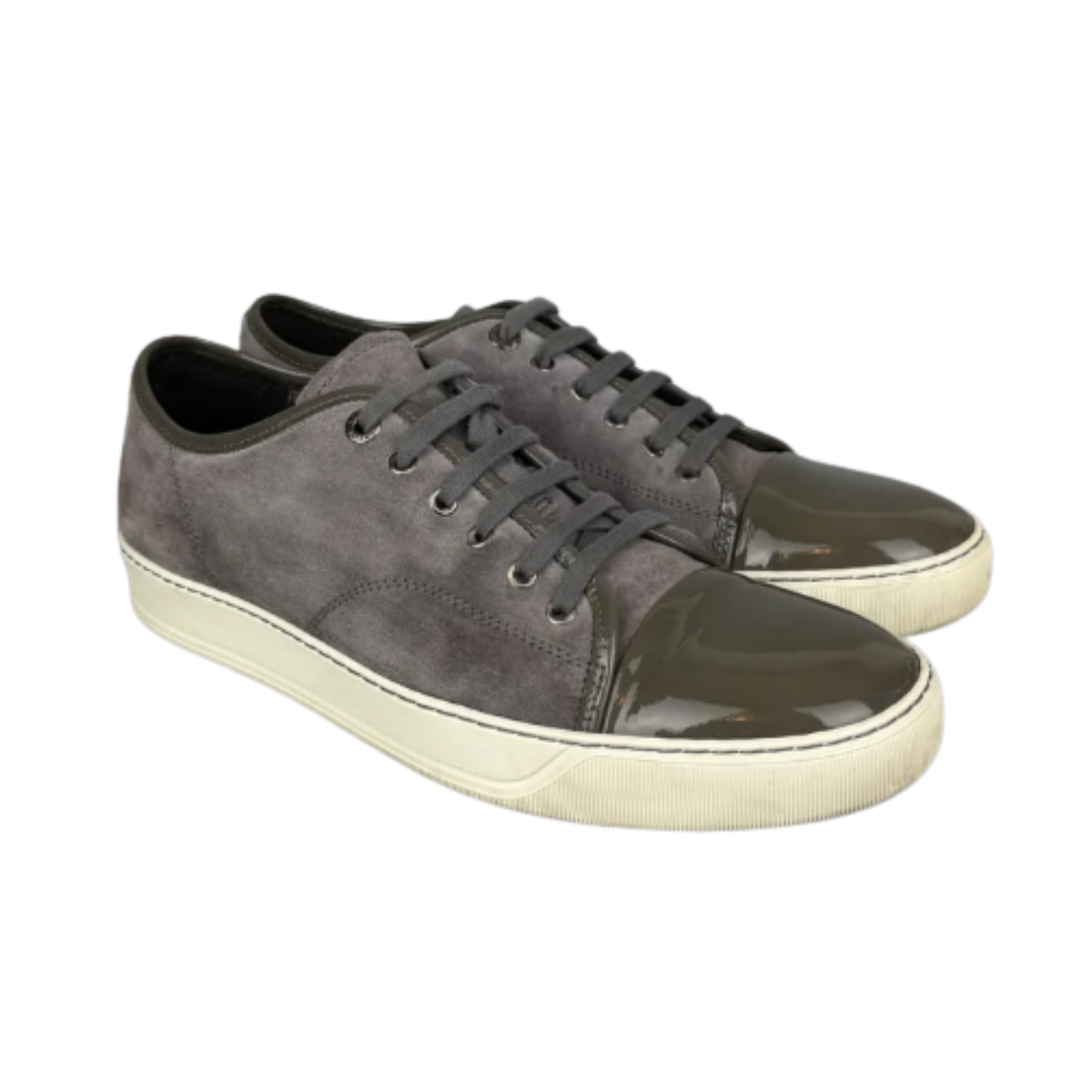 Lanvin Cap Toe Sneakers (Gray)