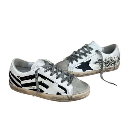 Golden Goose Superstar Sneakers (White) (Womens)