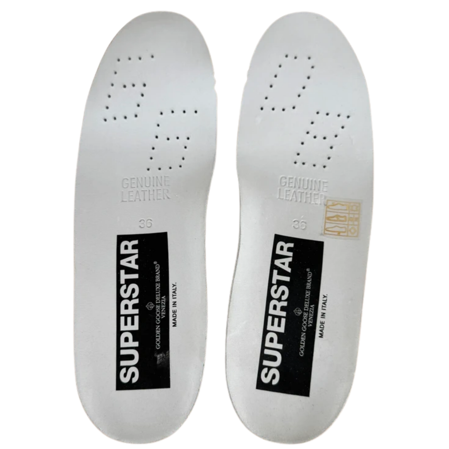 Golden Goose Superstar Sneakers (White) (Womens)