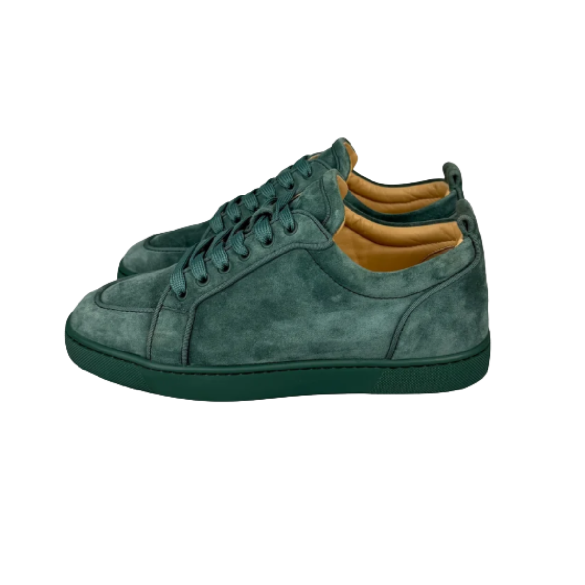Christian Louboutin Louis Junior Spike Sneakers (Green)