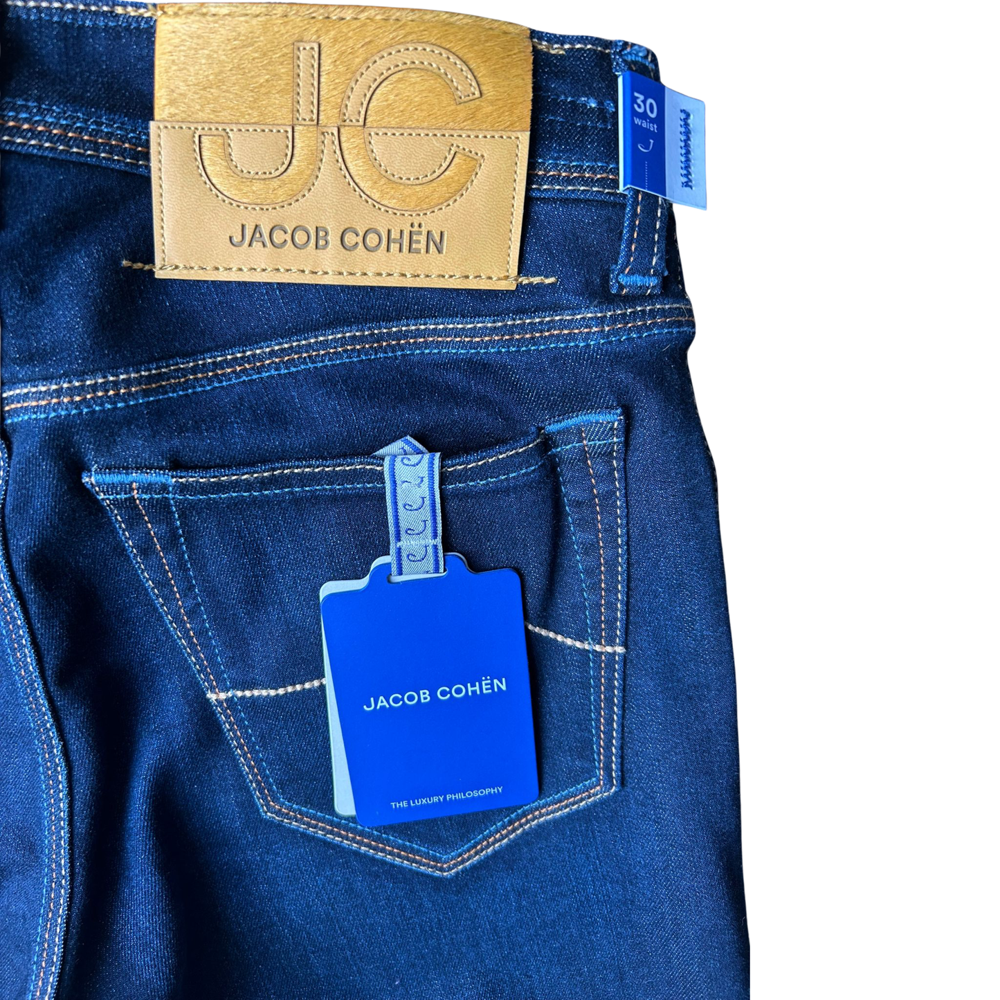 Jacob Cohën Bard Slim Fit Jeans (Navy) (New)