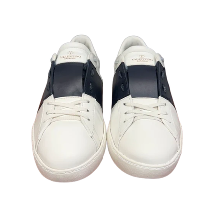 Valentino Garavani Open Sneakers (White Navy)