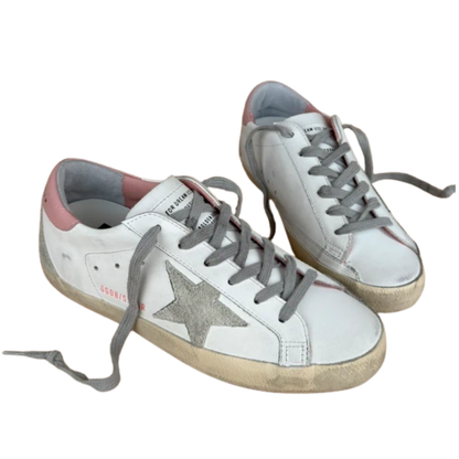 Golden Goose Superstar Sneakers (White) (Womens)