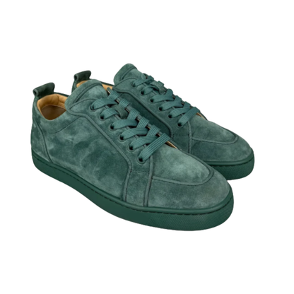 Christian Louboutin Louis Junior Spike Sneakers (Green)