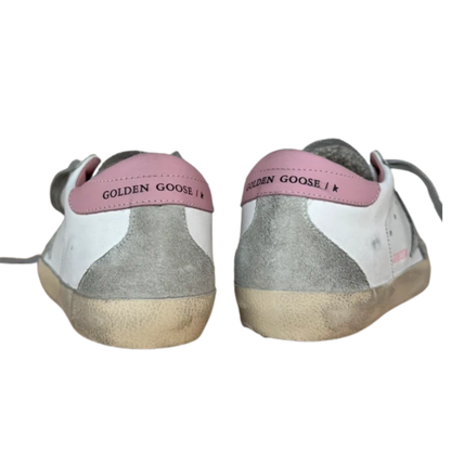 Golden Goose Superstar Sneakers (White) (Womens)