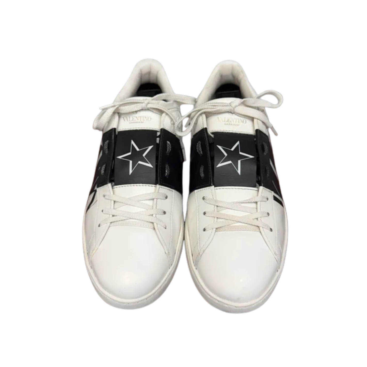 Valentino Garavani Open Sneakers (White Black)