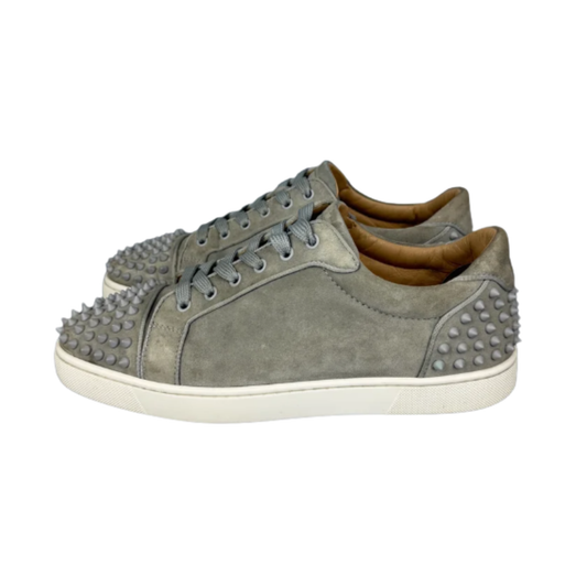 Christian Louboutin Louis Junior Spike Sneakers (Gray)