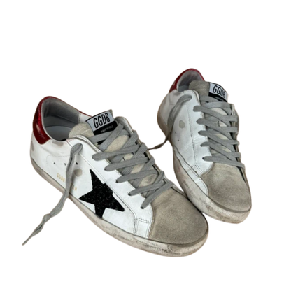 Golden Goose Superstar Sneakers (White) (Womens)