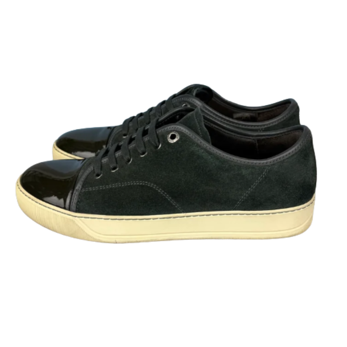 Lanvin Cap Toe Sneakers (Black)