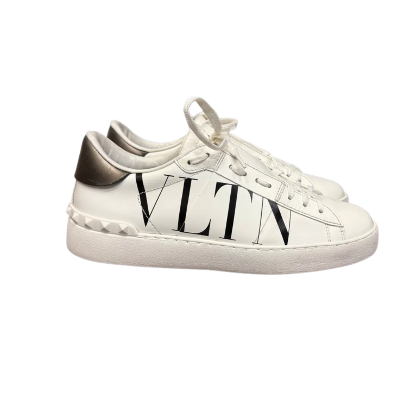 Valentino Open Sneakers (White) (Womens)