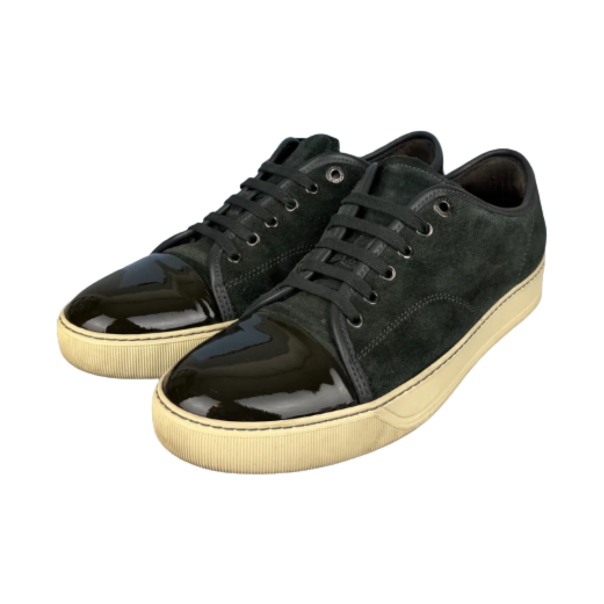 Lanvin Cap Toe Sneakers (Black)