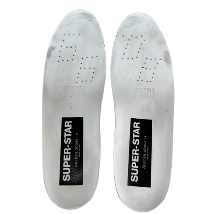 Golden Goose Superstar Sneakers (White) (Womens)