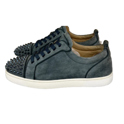 Christian Louboutin Louis Junior Spike Sneakers (Washed Blue)