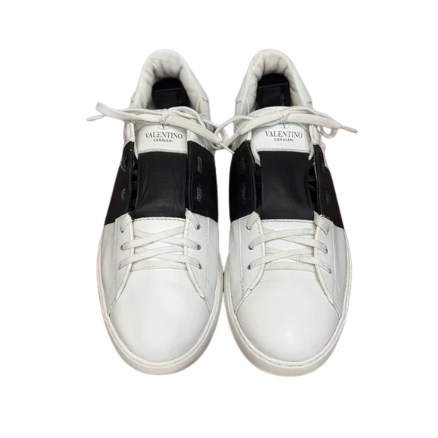 Valentino Garavani Open Sneakers (White Black)