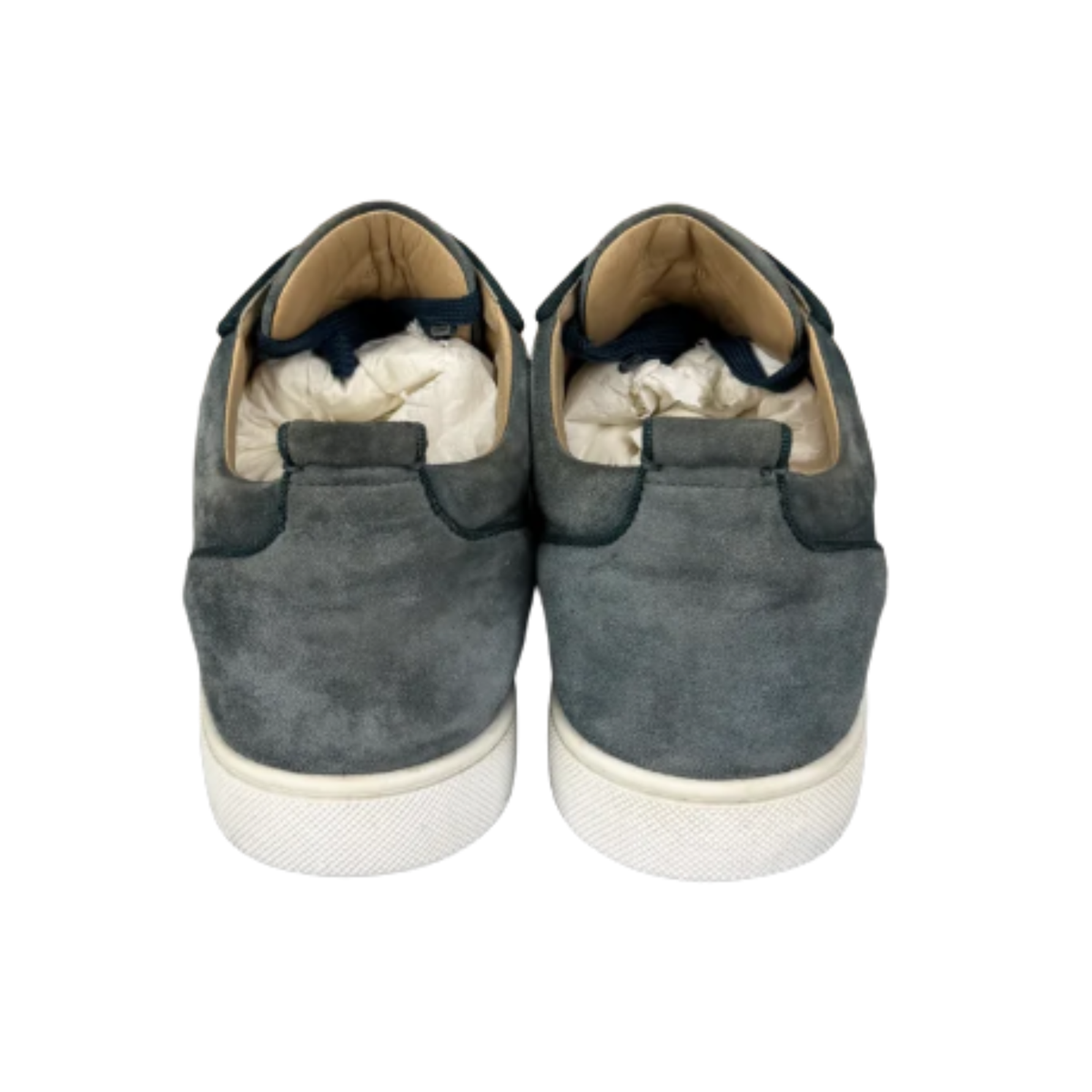 Christian Louboutin Louis Junior Spike Sneakers (Washed Blue)