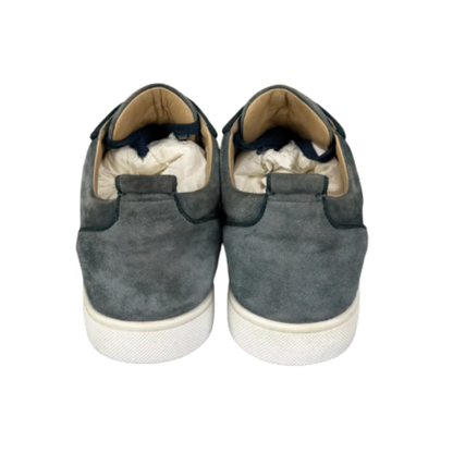 Christian Louboutin Louis Junior Spike Sneakers (Washed Blue)