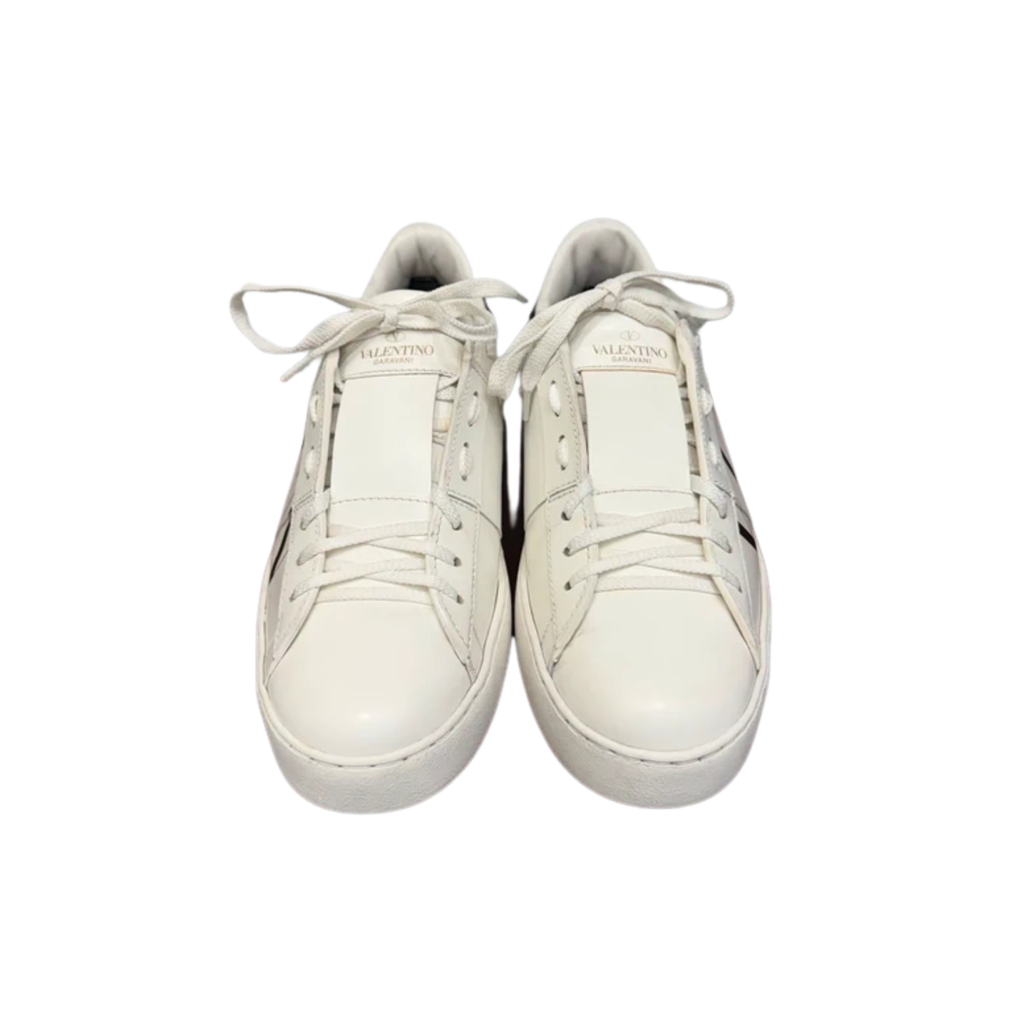Valentino Open Sneakers (White) (Womens)