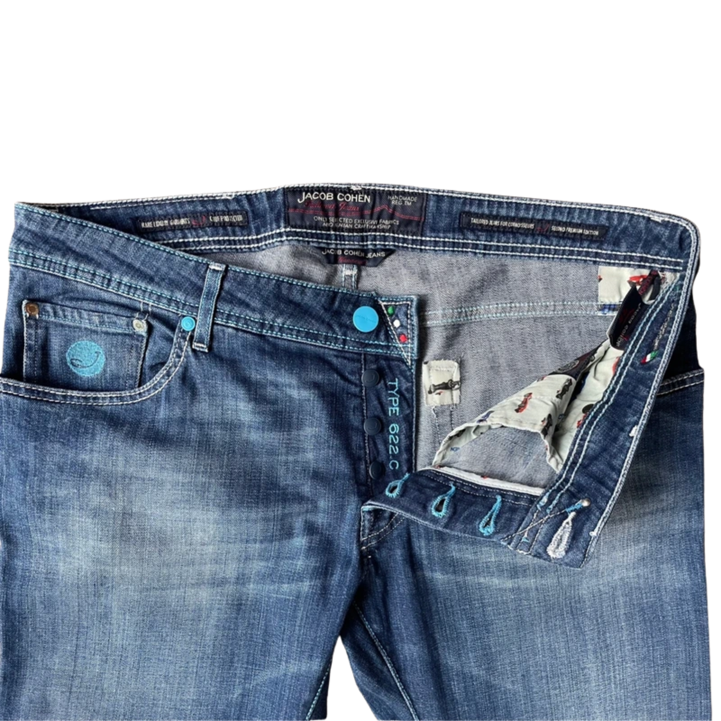 Jacob Cohën 622 Slim fit Jeans (Navy)