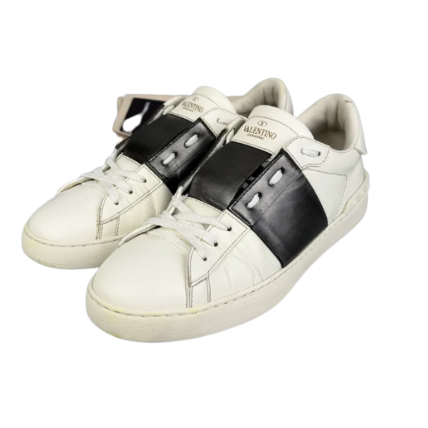 Valentino Garavani Open Sneakers (White Black)