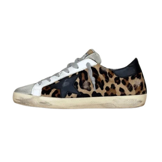 Golden Goose Superstar Sneakers (Lepard) (Womens)