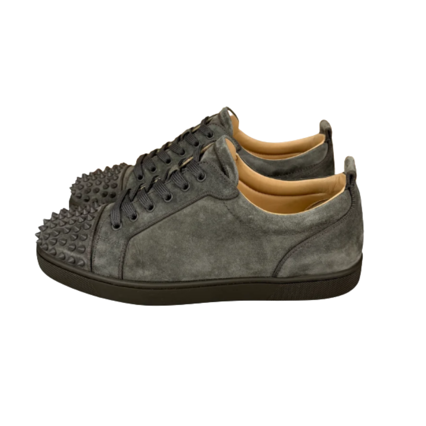 Christian Louboutin Louis Junior Spike Sneakers (Gray)
