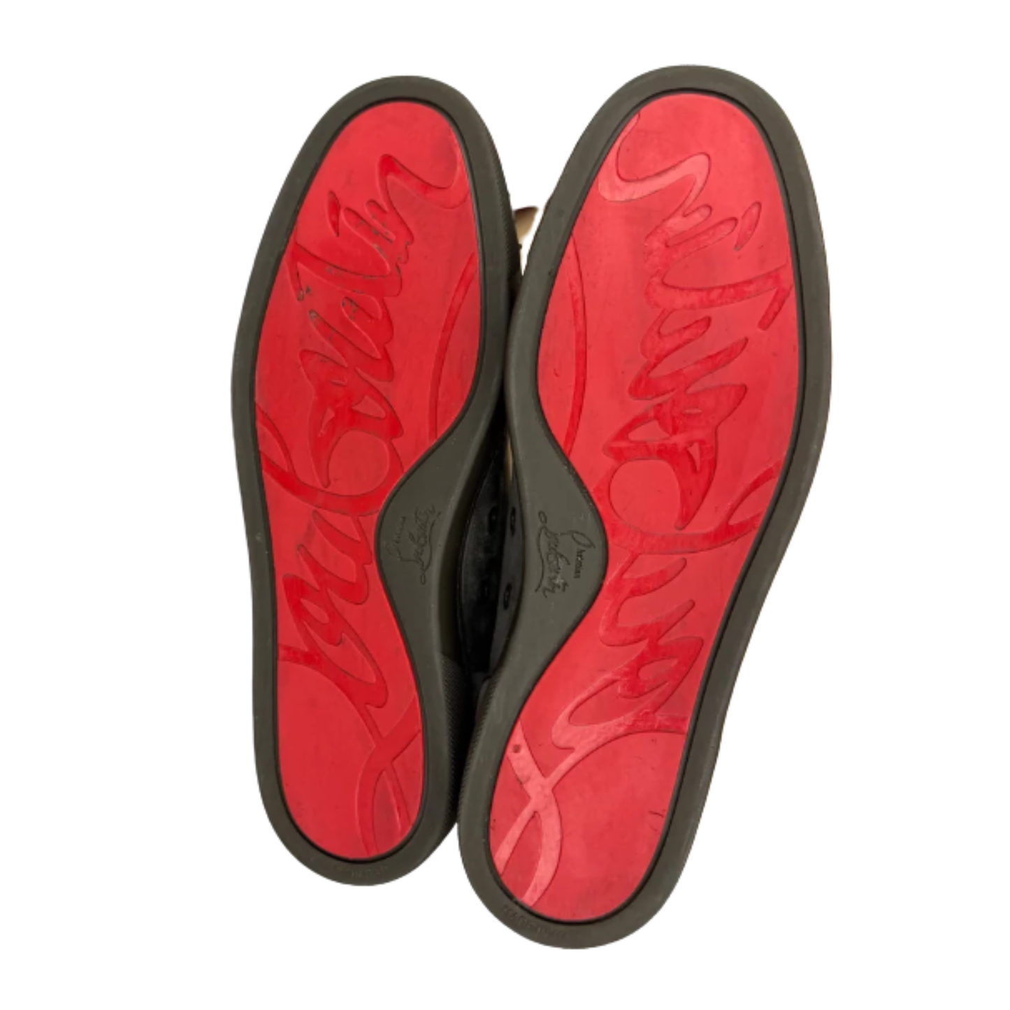 Christian Louboutin Louis Junior Spike Sneakers (Gray)