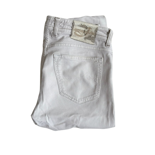 Jacob Cohën 688 Slim Fit Jeans (White)