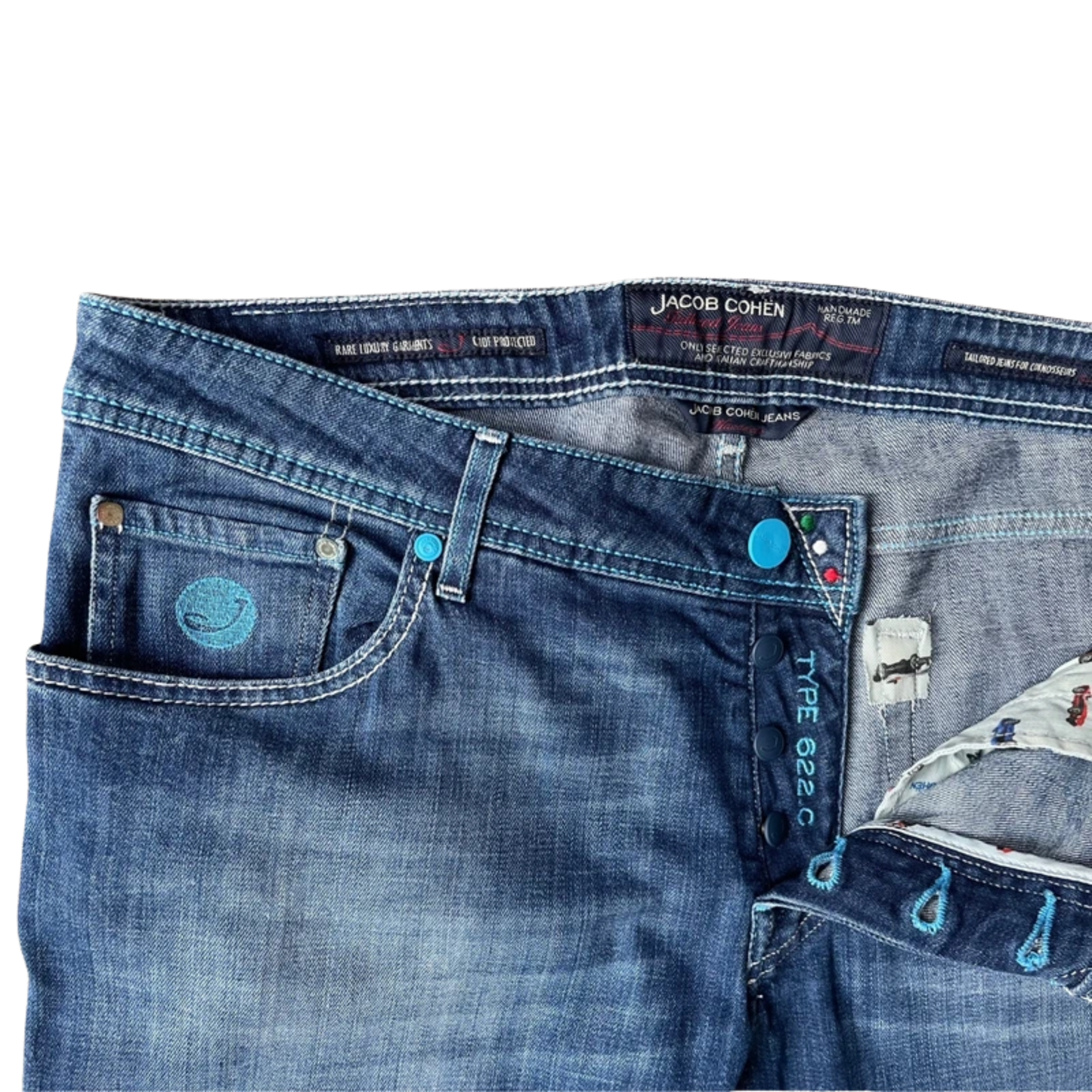 Jacob Cohën 622 Slim fit Jeans (Navy)