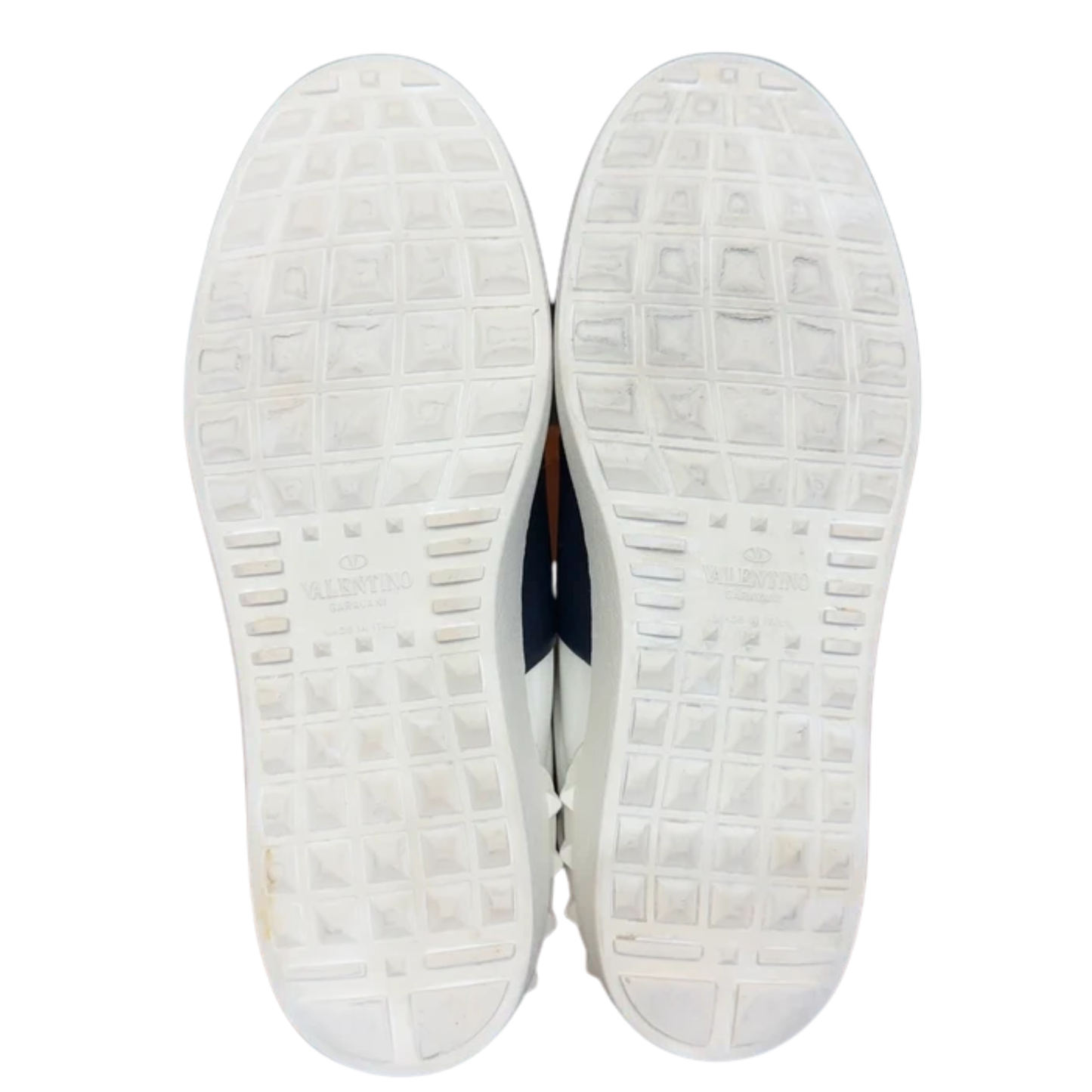 Valentino Garavani Open Sneakers (White Navy)