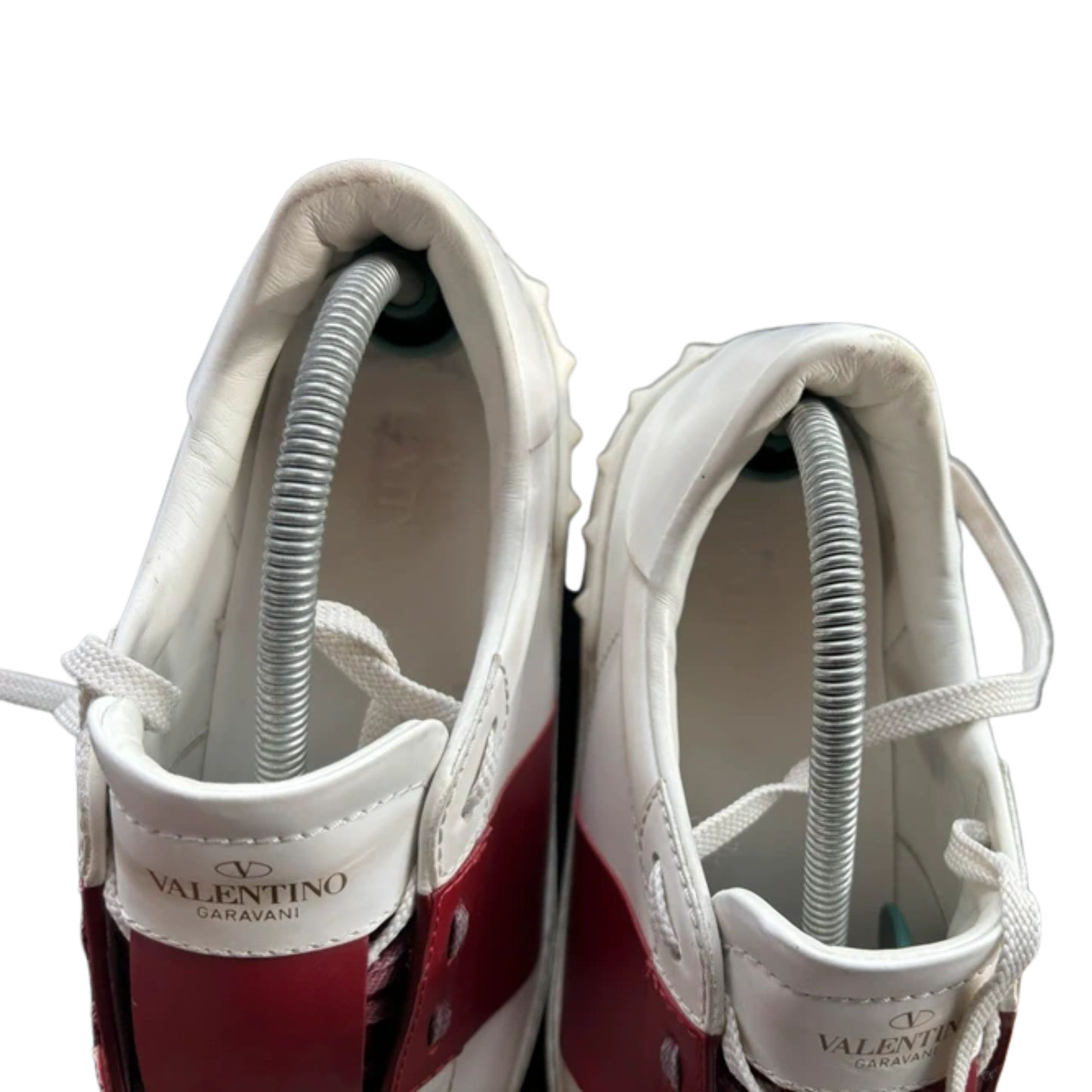 Valentino Garavani Open Sneakers (White Red)
