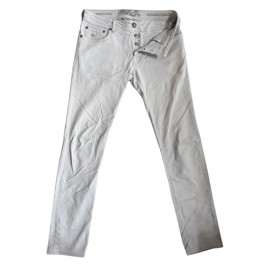 Jacob Cohën 688 Slim Fit Jeans (White)