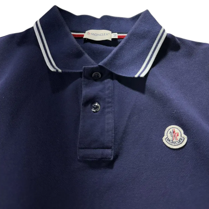 Moncler Maglia Polo Shirt (Navy)