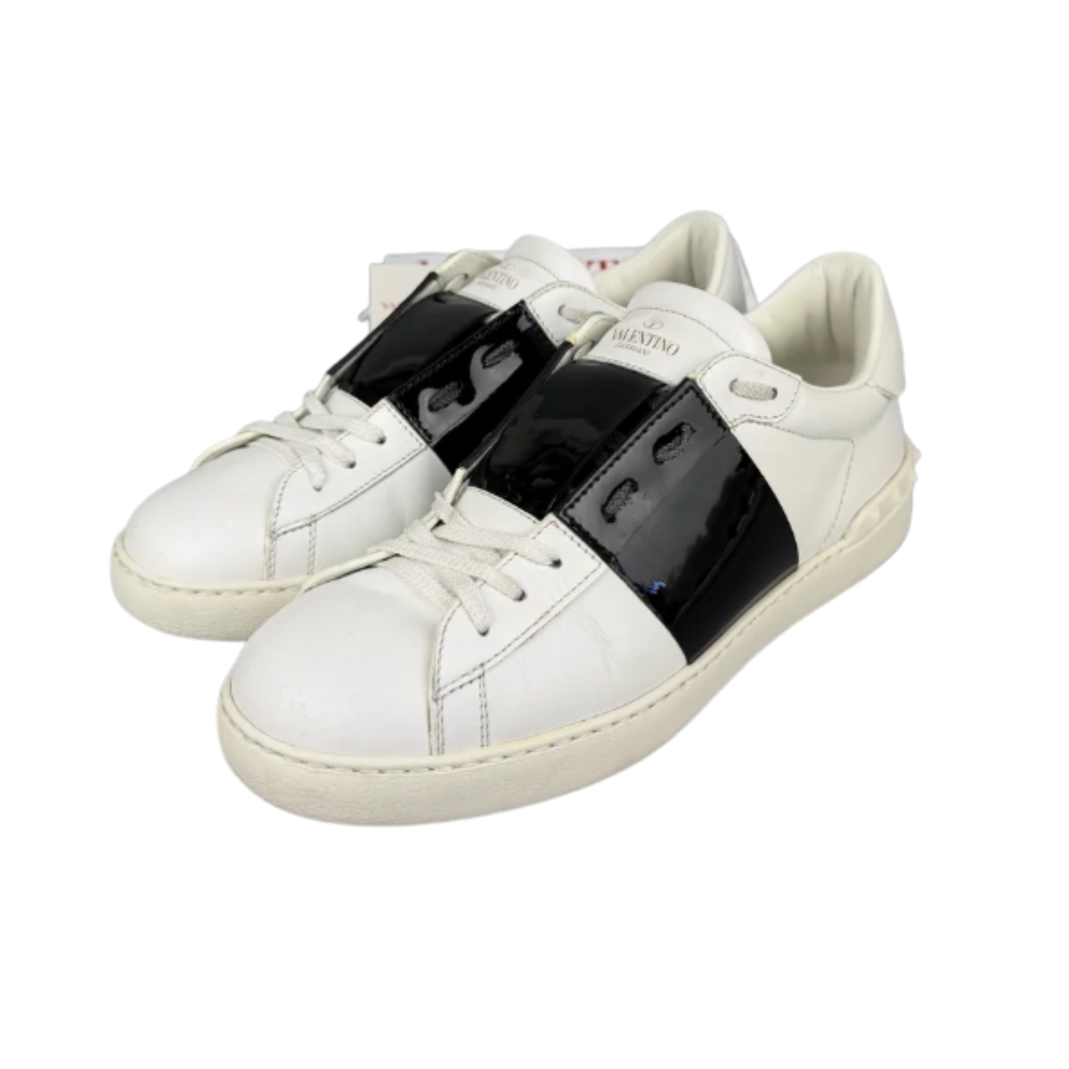 Valentino Garavani Open Sneakers (White Black)