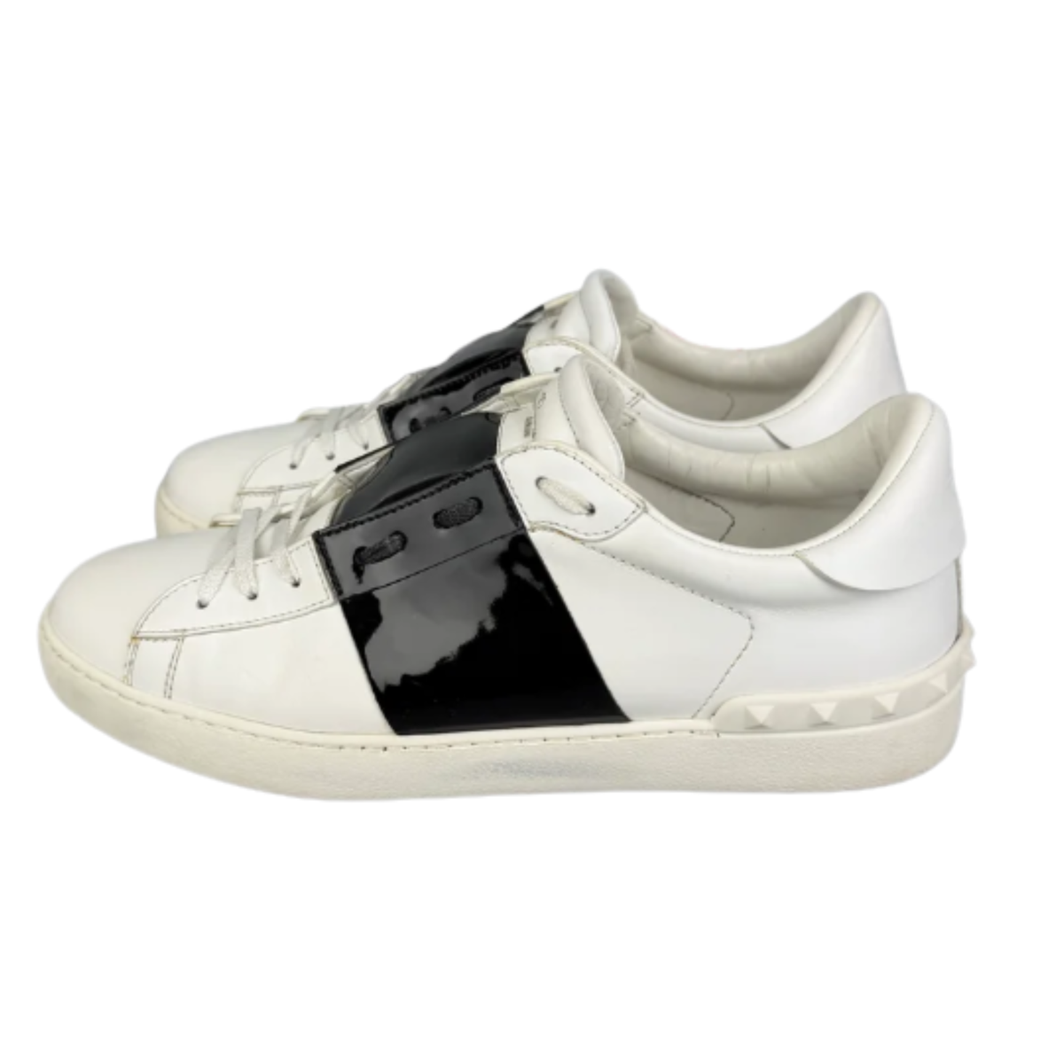 Valentino Garavani Open Sneakers (White Black)