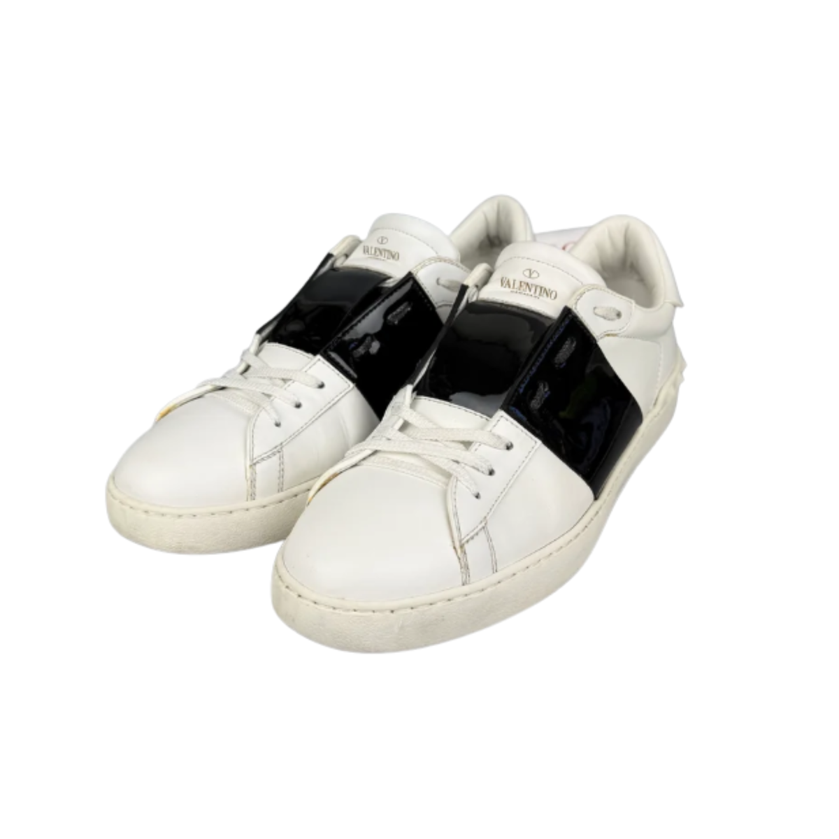 Valentino Garavani Open Sneakers (White Black)
