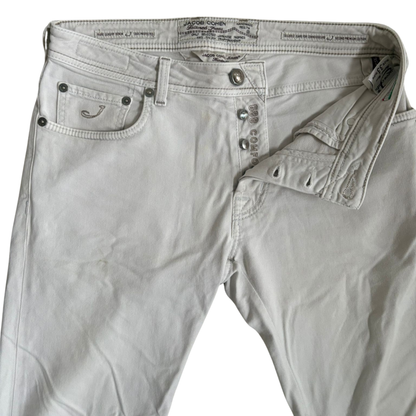 Jacob Cohën 688 Slim Fit Jeans (White)