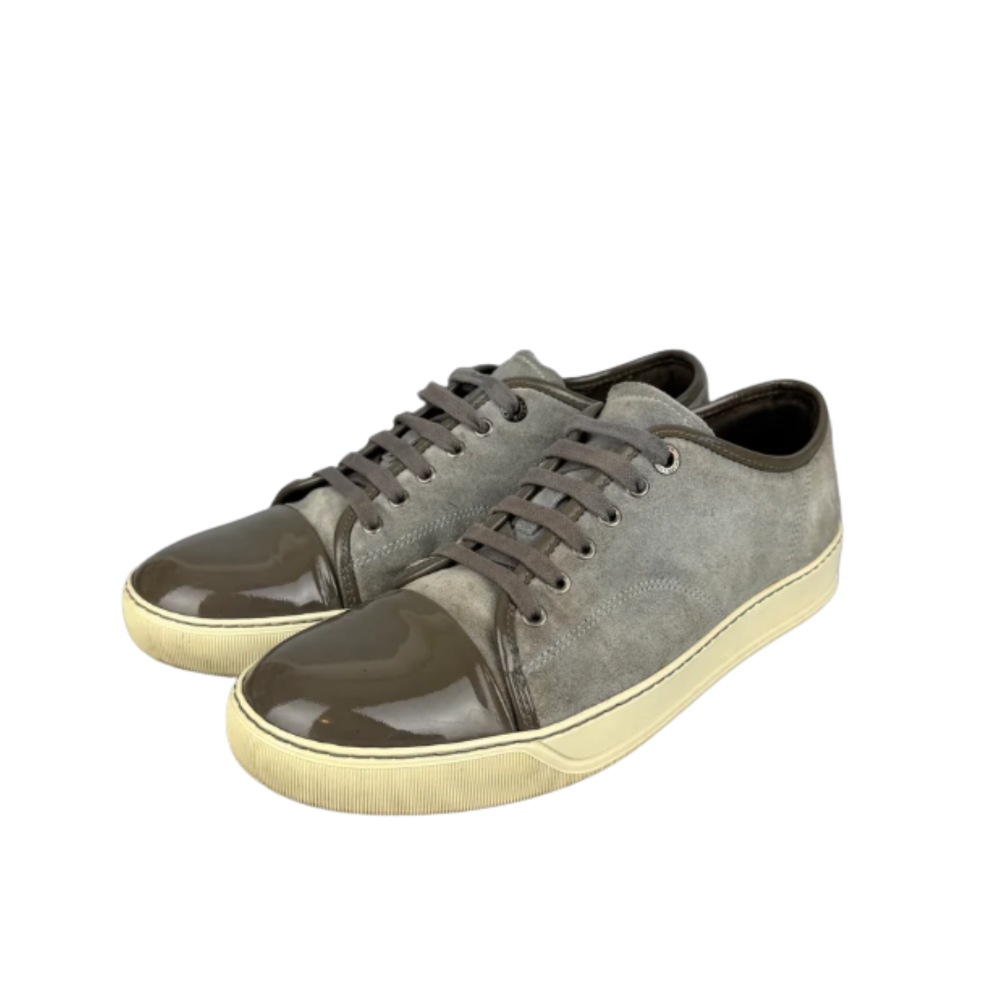 Lanvin Cap Toe Sneakers (Gray)