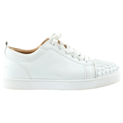 Christian Louboutin Louis Junior Spike Sneakers (White)
