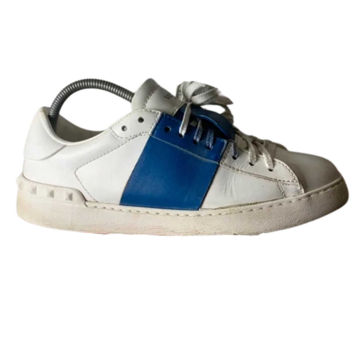 Valentino Garavani Open Sneakers (White Blue)