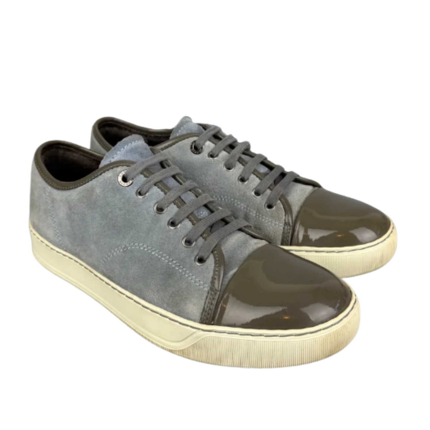 Lanvin Cap Toe Sneakers (Gray)