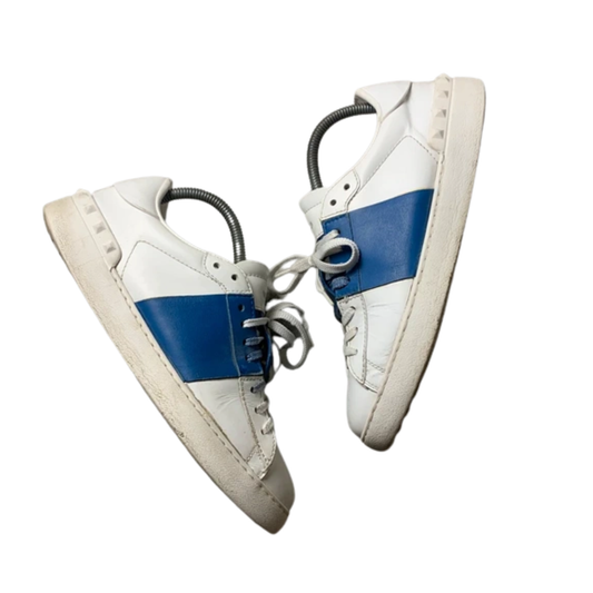 Valentino Garavani Open Sneakers (White Blue)