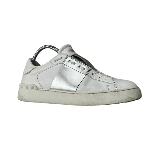 Valentino Open Sneakers (Silver) (Womens)