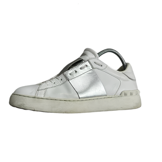 Valentino Open Sneakers (Silver) (Womens)