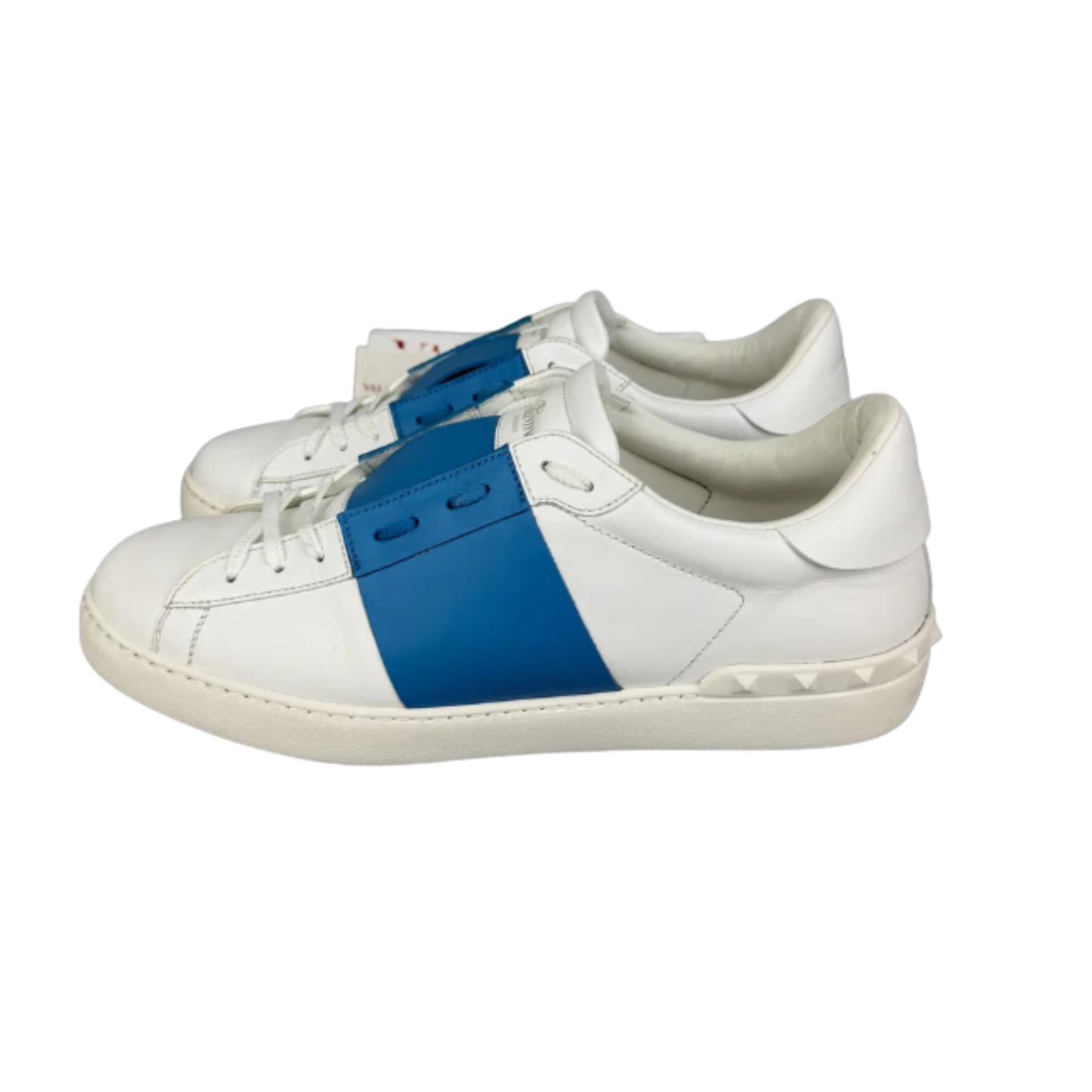 Valentino Garavani Open Sneakers (White Navy)