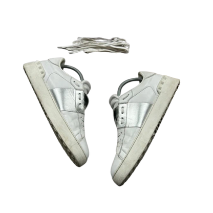 Valentino Open Sneakers (Silver) (Womens)