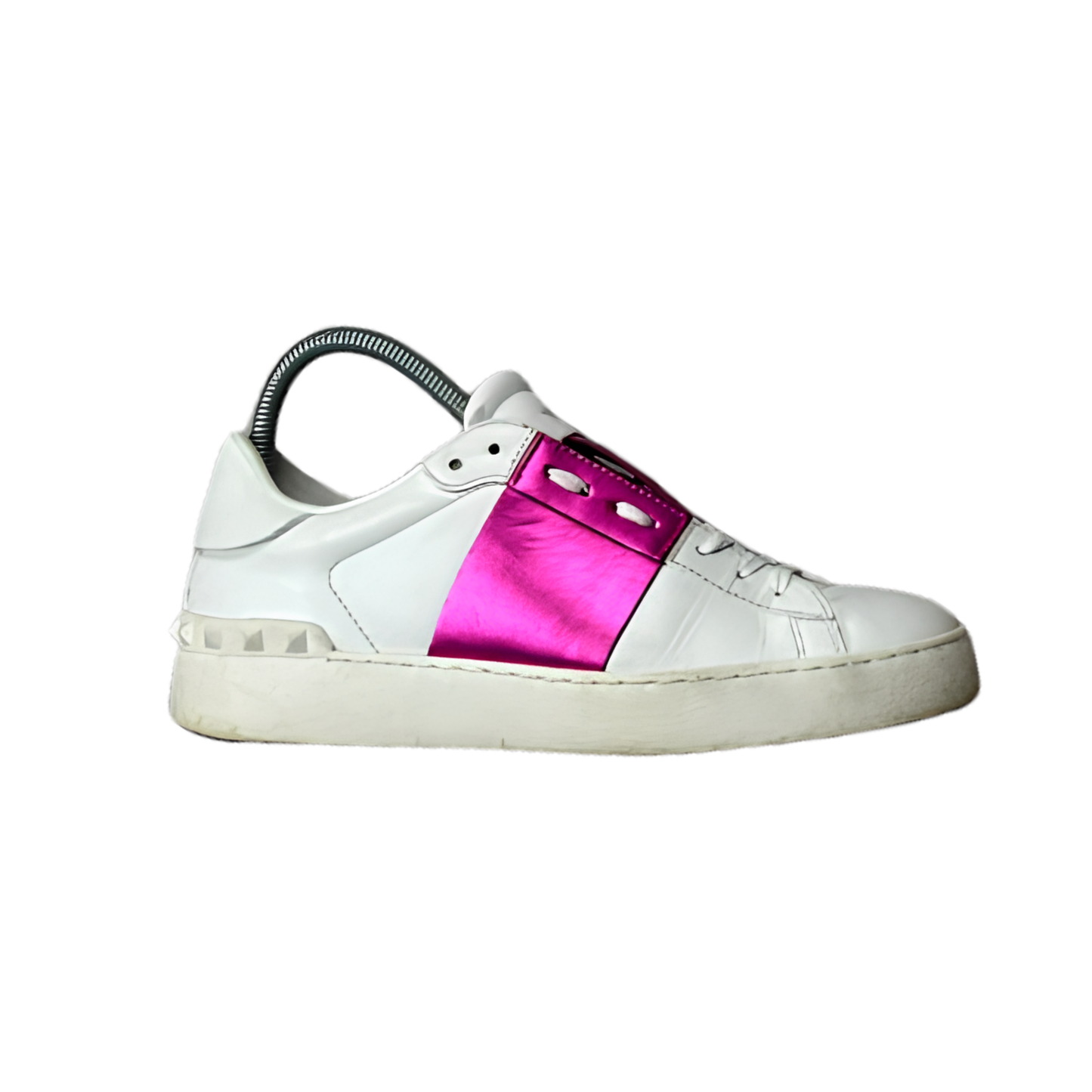 Valentino Open Sneakers (Pink) (Womens)